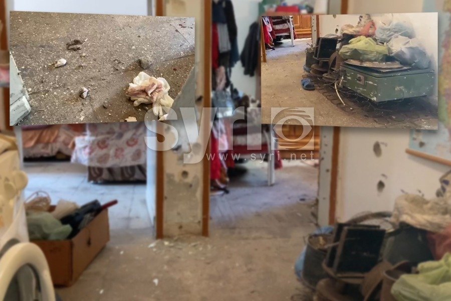 VIDEO/ Ngjarja e paralajmëruar: Pamjet si në Siri në banesën e Lefter Zhidrut