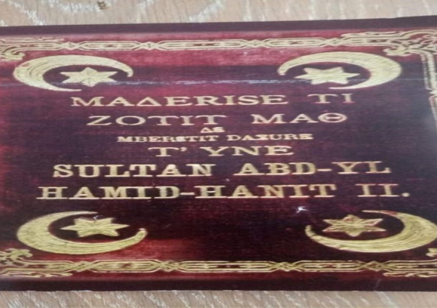 Zbulohet abetarja që Sami Frashëri ia dhuroi Sulltan Abdyl Hamitit II