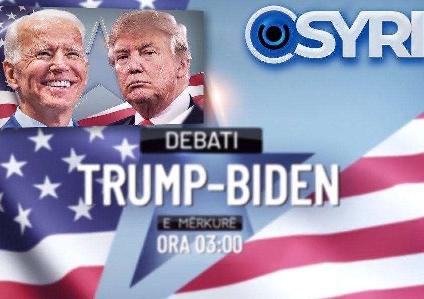 Nga ora 02:30 e të mërkurës, LIVE në SYRI TV debati Trump-Biden, me dublim në shqip