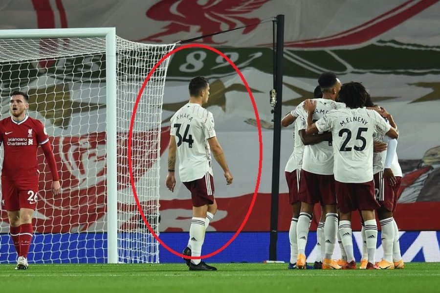 ‘Keni frikë?!’/ Humbja ndaj Liverpoolit, Xhaka shpërthen kundër shokëve të skuadrës