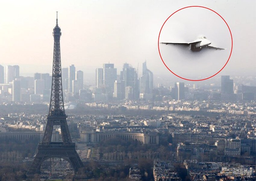 VIDEO/ Parisi tronditet nga zhurma e madhe e një shpërthimi të shkaktuar nga avioni luftarak