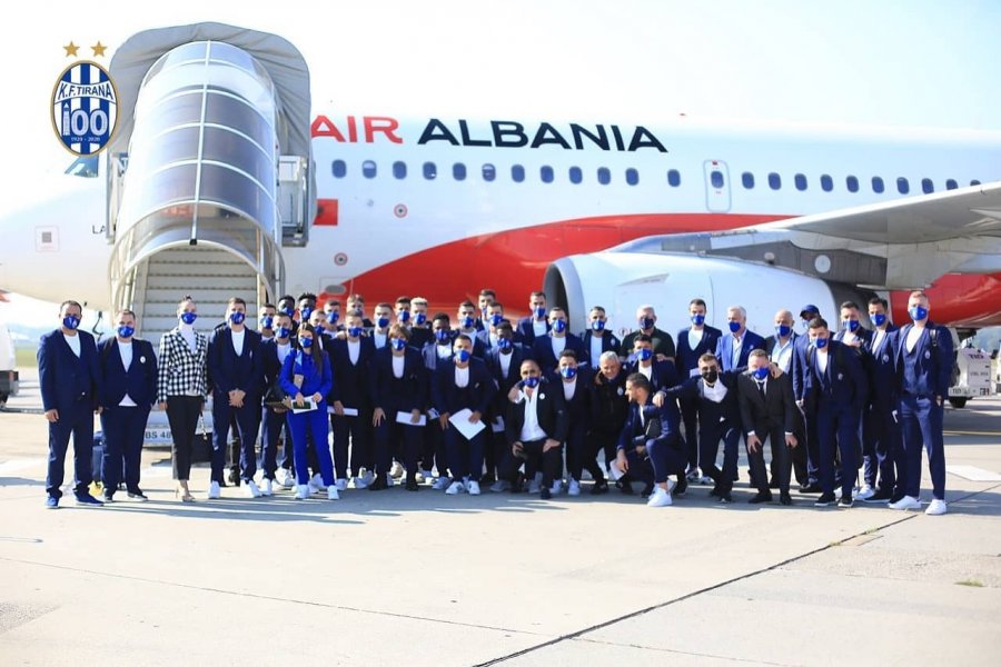 FOTO/ Tirana mbërrin në aeroportin e Zvicrës, drejt akomodimit në hotel!