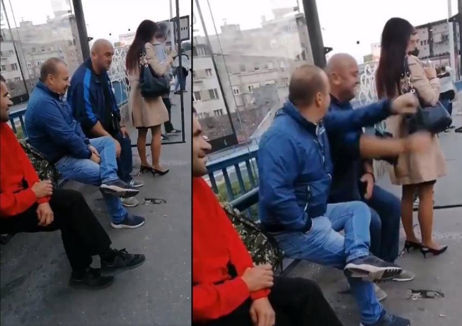 VIDEO-ja ku dy burra ngacmojnë vajzën që po pret në stacion bëhet virale