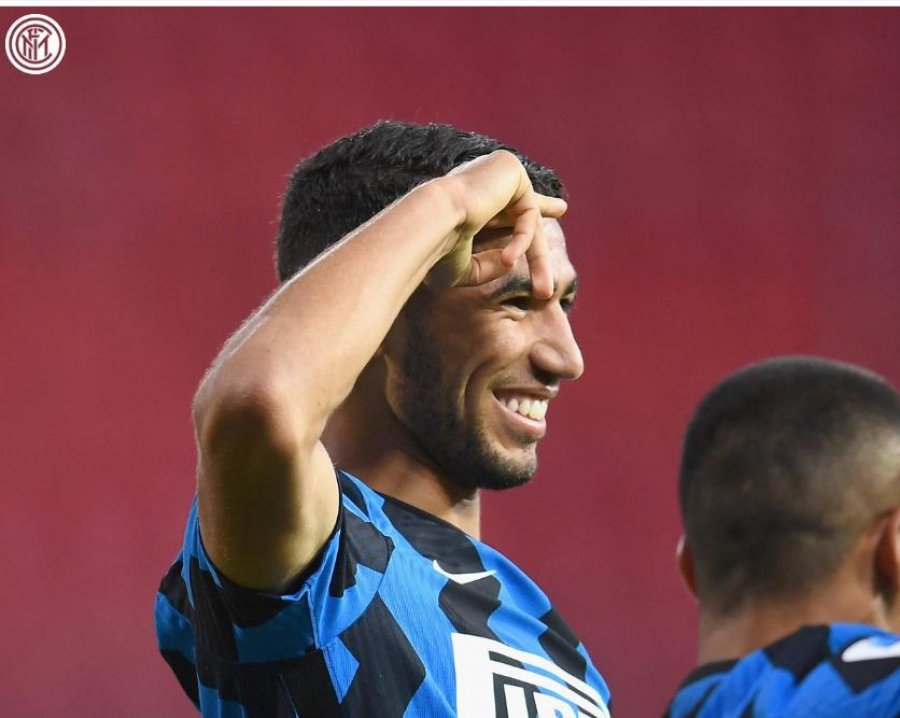 VIDEO/ Achraf Hakimi realizon golin e parë me fanellën e Interit