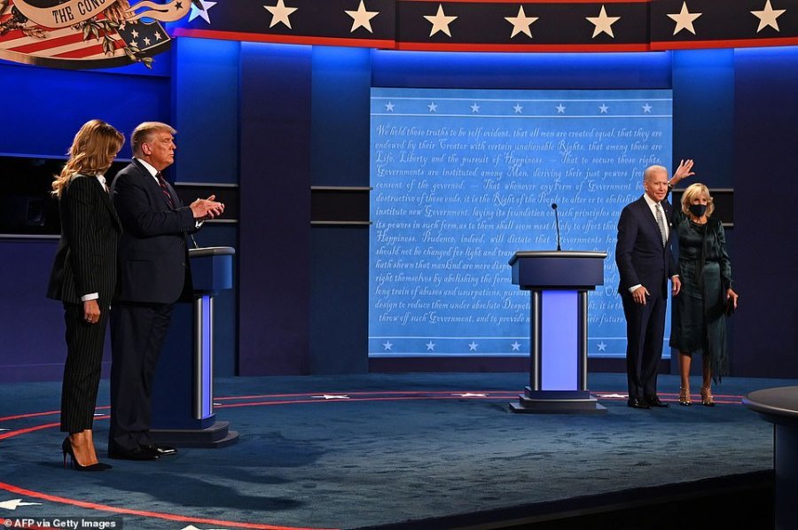 VIDEO/ Kush e fitoi debatin e nxehtë mes Trump dhe Biden?