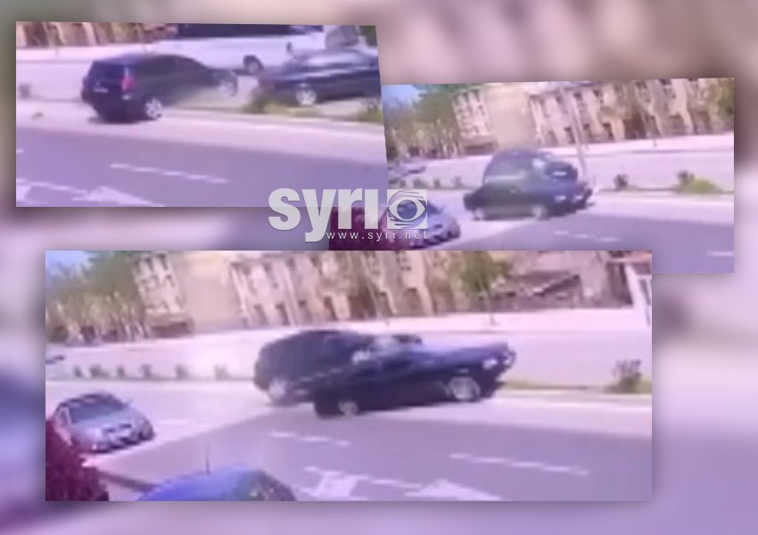 VIDEO/ Si u përplasën makinat në Gjirokastër, dalin pamjet e aksidentit