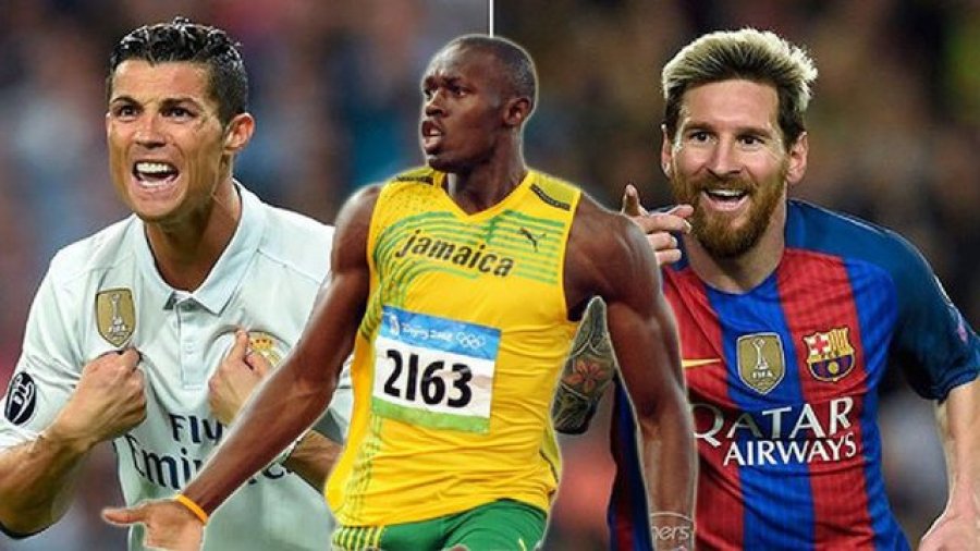 Usain Bolt zgjedh mes Messit dhe Ronaldos, ka edhe disa fjalë për Mbappen