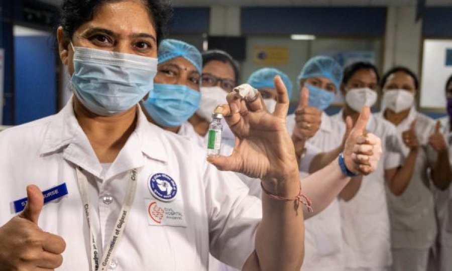 India, vendi më ‘i shpejtë’ në botë, vaksinon 100 milionë persona në kohë rekord