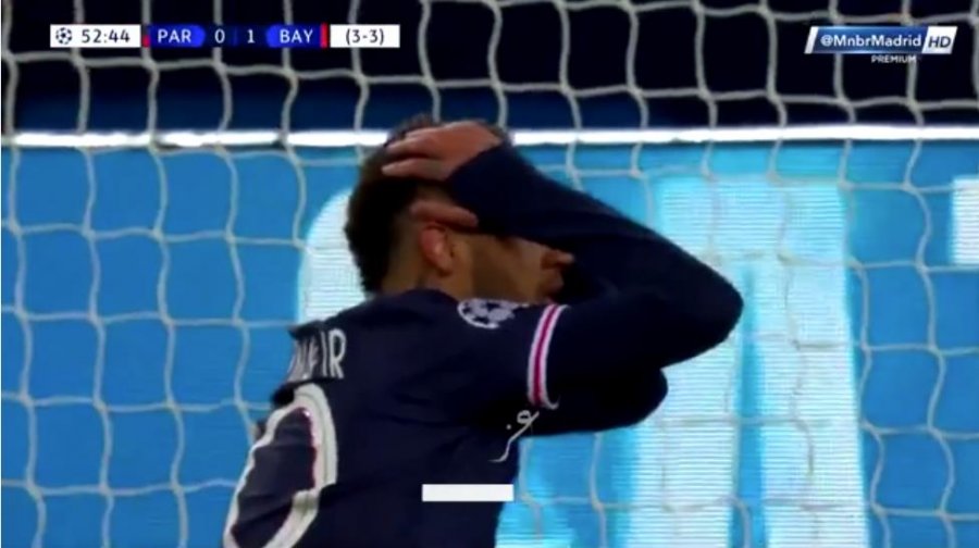 VIDEO/ PSG pranë golit, Neymar nuk arrin ta shtyjë topin në rrjetë