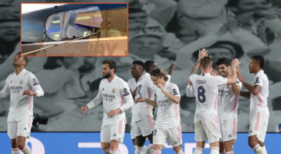 VIEDEO/Tifozët e Liverpoolit thyejnë xhamat e autobusit të Real Madrid
