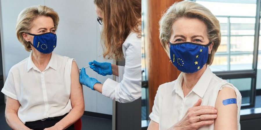 Vaksinohet presidentja e KE, Ursula von der Leyen nuk tregon vaksinën që mori