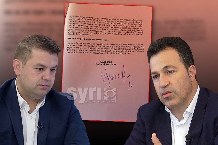 Fushatë me administratën/ Braimllari kallëzon penalisht Niko Peleshin