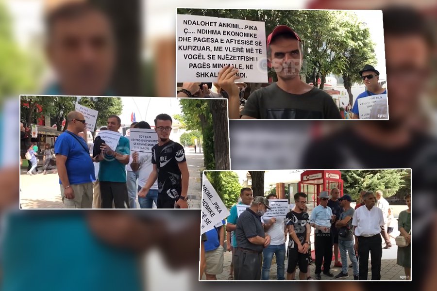 VIDEO/ Protesta e të verbërve në Korçë: Bashkia mos të fshihet me apelime