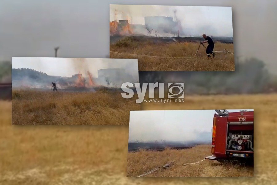 VIDEO/ Zjarri pranë depozitave të naftës, Leli: Dyshohet i qëllimshëm