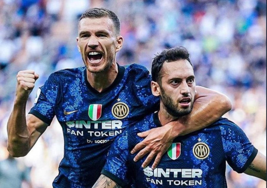 Calhanoglu dhe Dzeko fantastikë në debutim, Inter mposht me 'poker' Genoa-n