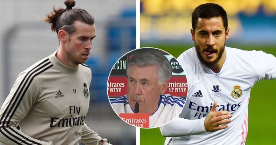 Ancelotti mesazh Bale dhe Hazard: S’e kanë vendin të sigurt te Real Madridi
