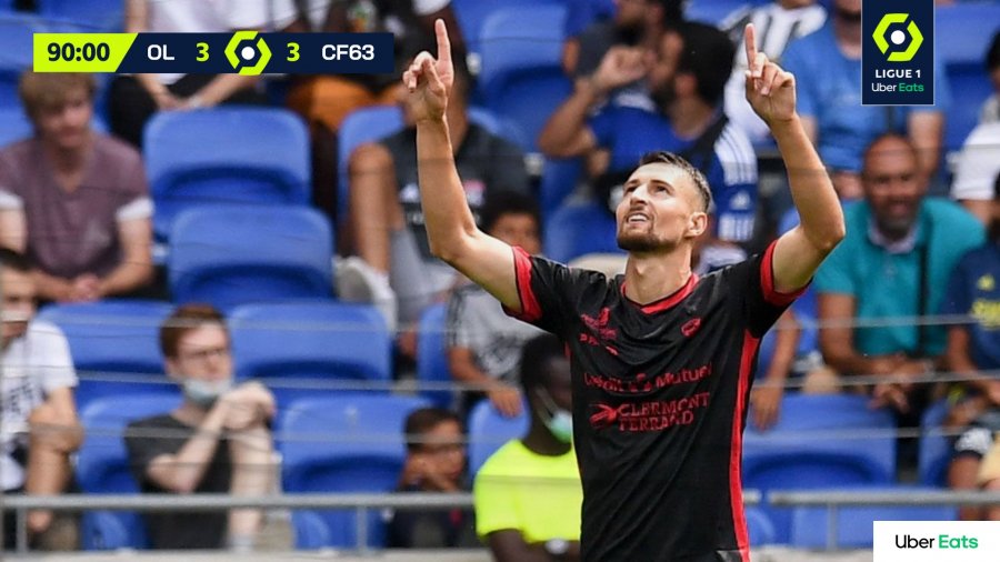 I tundi dy herë rrjetën Lyonit, futbollisti shqiptar zë vend ne mesin e më të mirëve në Ligue 1
