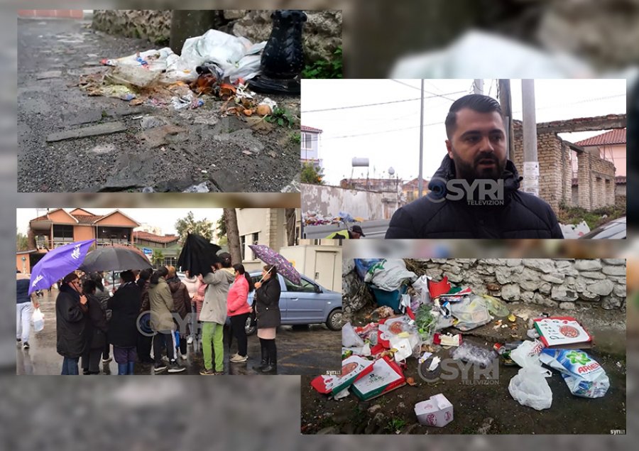 VIDEO-SYRI TV/ Mbeturinat ‘pushtojnë’ qytetin e Elbasanit, Bashkia largon nga puna 200 punonjës