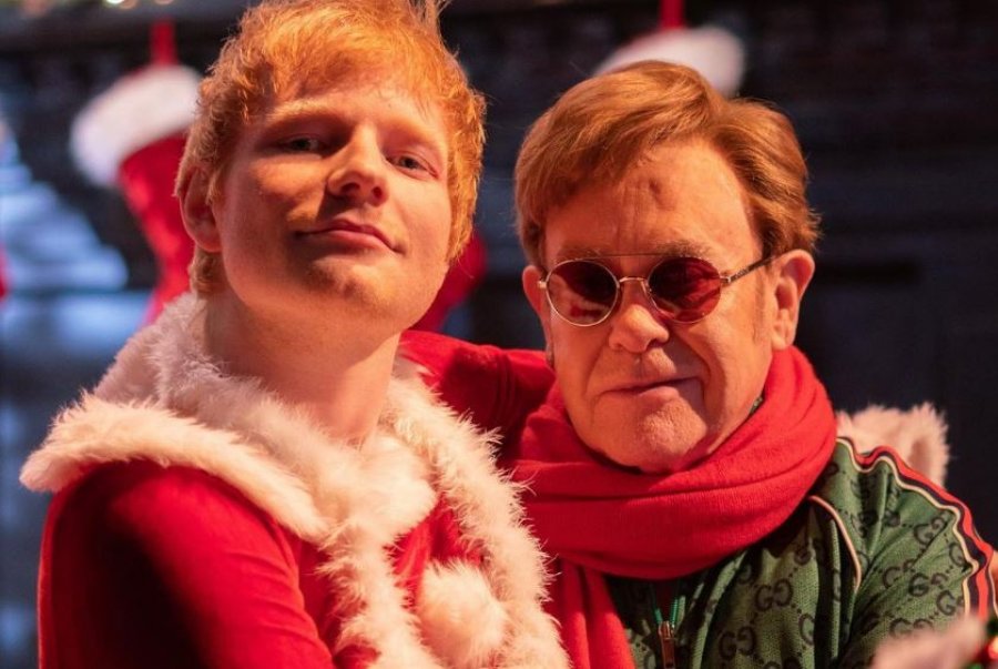 Makthi i këngës së Krishtlindjeve/ Ed Sheeran për pak vrau Elton John në xhirime