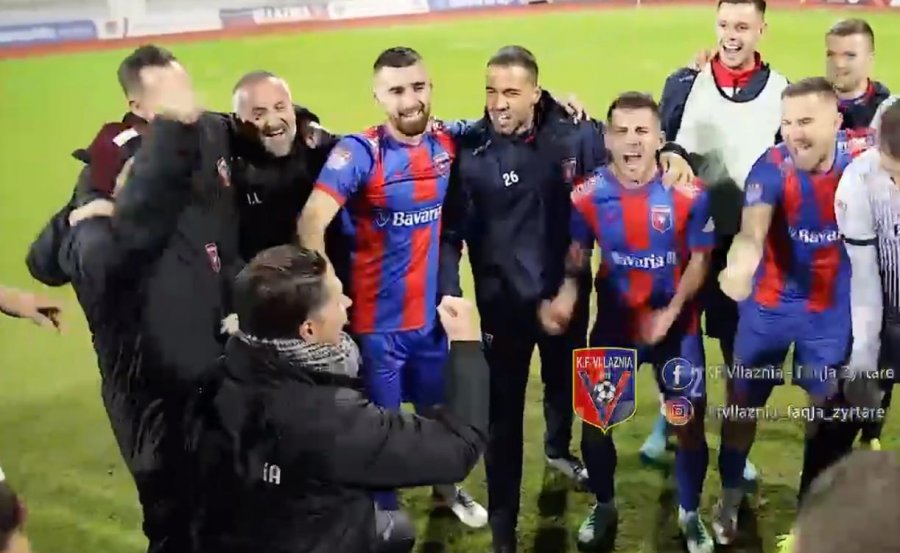 VIDEO/ Mundën Partizanin në 'Loro Borici', shihni festën e çmendur të Brdaric dhe lojtarëve të Vllaznisë
