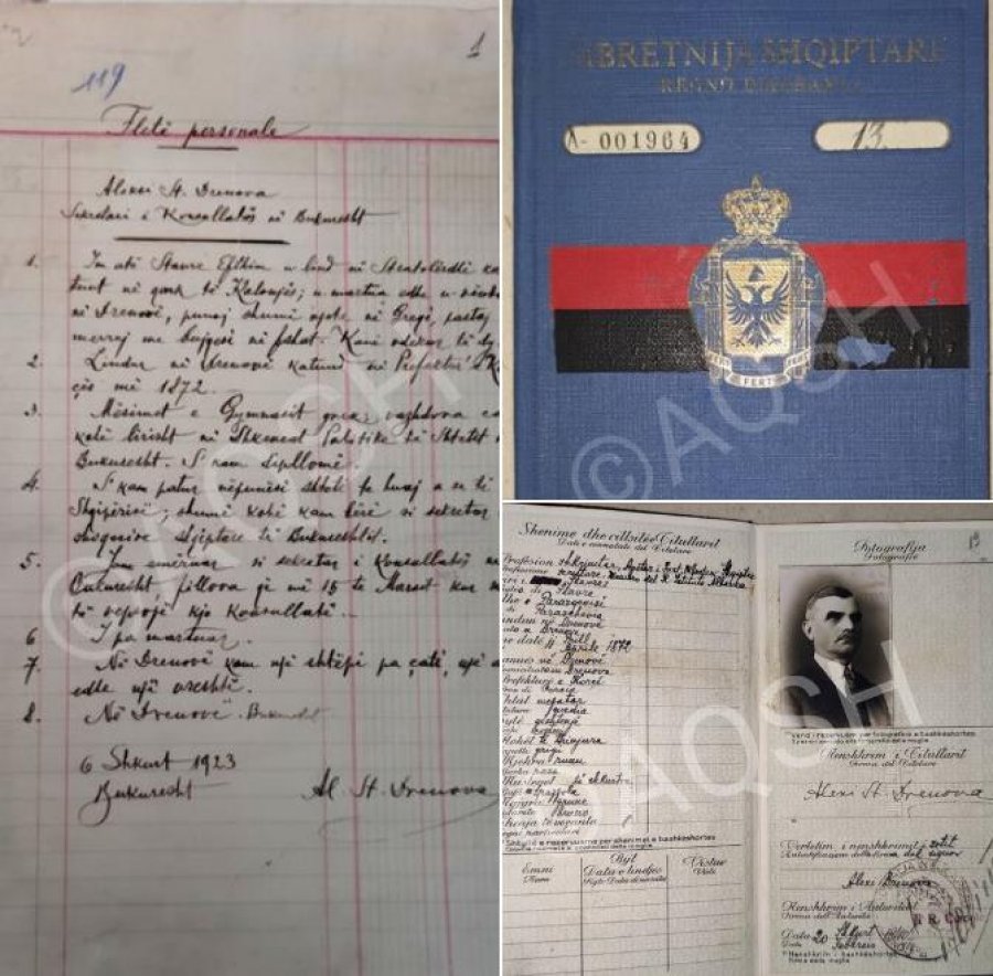 Më 11 dhjetor 1947 në Bukuresht, u nda nga jeta Asdreni, 75 vjeç