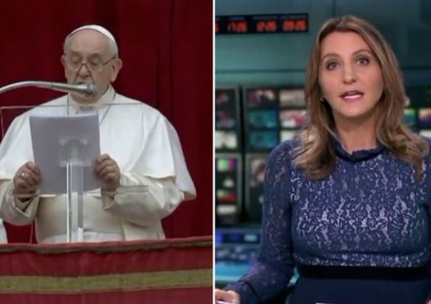 Gazetarja njofton live në lajme gabimisht vdekjen e Papës në Ditën Krishtlindjes