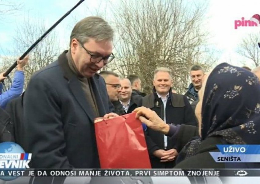 Çfarë dhurate mori Vuçiç nga 'gjyshja'