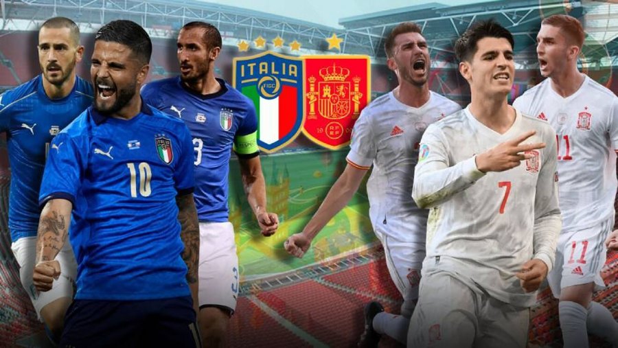 'Wembley' mitik pret gjysmëfinalen e parë/ Itali - Spanjë, formacionet zyrtare