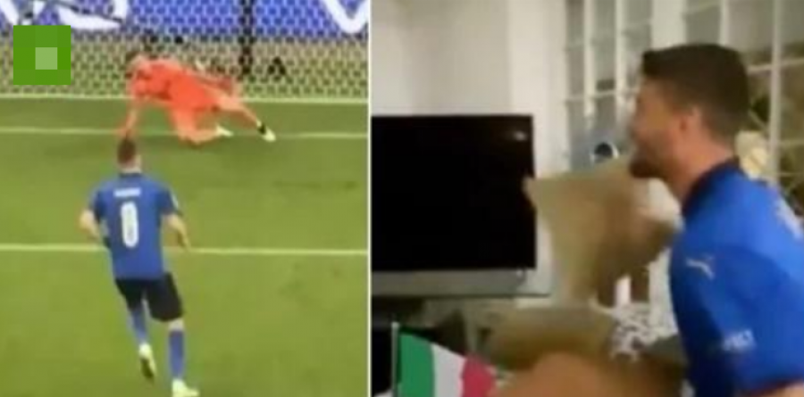 VIDEO/ Italia në finale! Spinazzola i dëmtuar, feston si i çmendur suksesin ndaj Spanjës