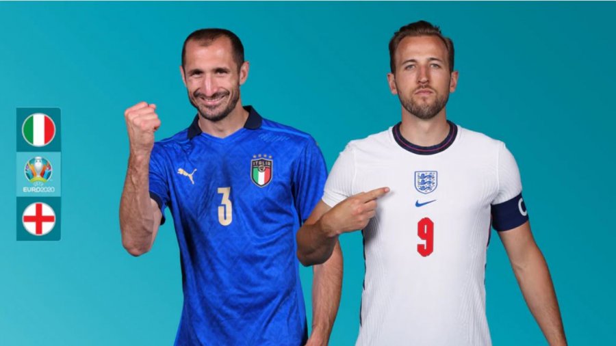 Italia dhe Anglia vendosin me cilat fanella do të luajnë në finale