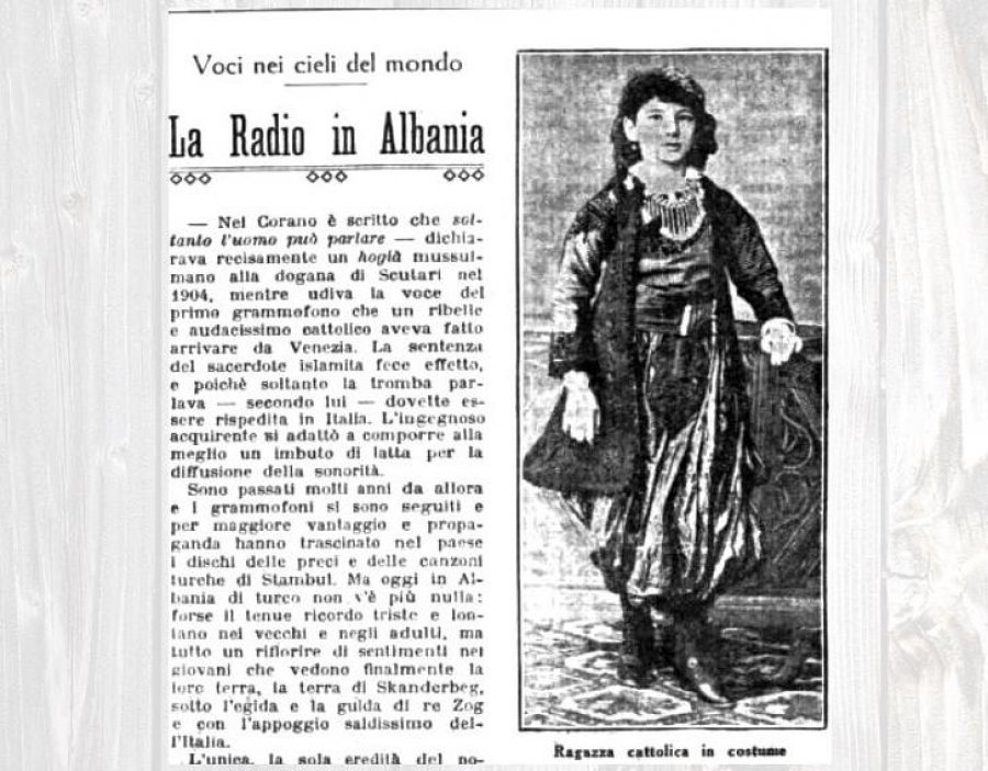 1931, Radiocorriere: ‘Përse nevojitet një stacion radiofonik në Shqipëri’