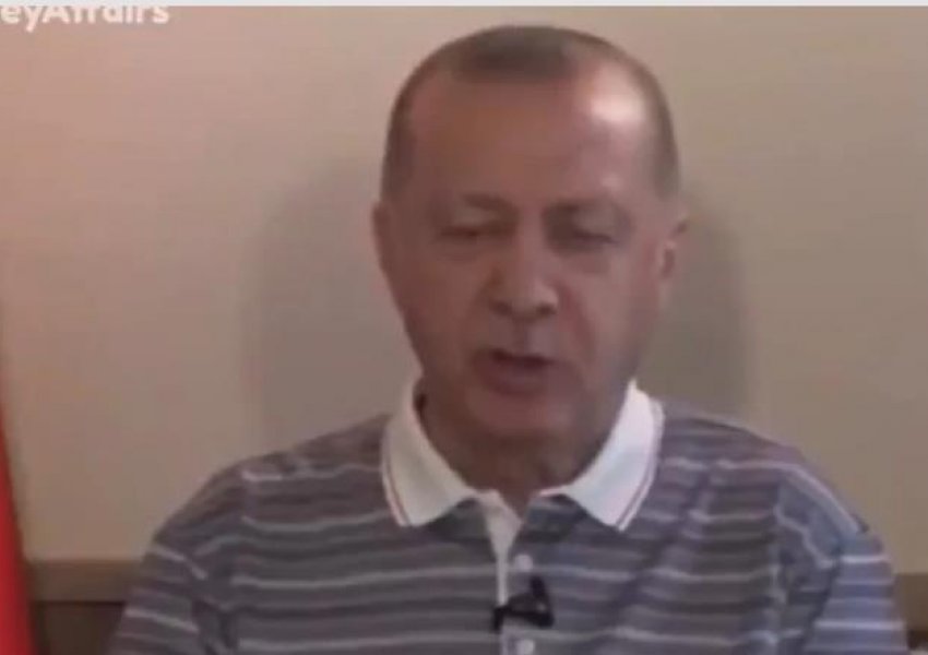 I lodhur dhe nuk mban dot sytë hapur, publikohet video ku vë në dyshim shëndetin e Rexhep Tajip Erdogan