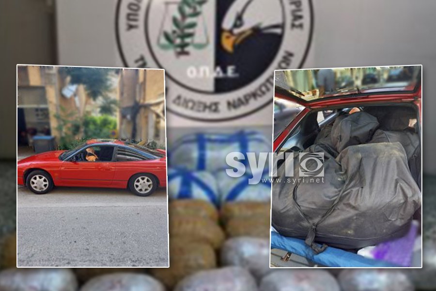 Transportonin drogë me krahë, kapen 2 shqiptarë, arratiset i treti/ Arrestohet greku me 58 kg marijuanë në makinë 