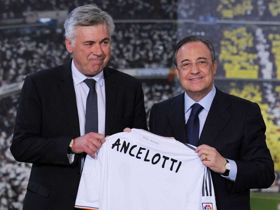Florentino Perez synon të rikthejë Ancelottin te Real Madridi