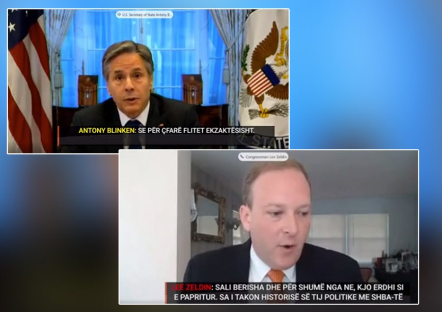 VIDEO LAJM/ Berisha 'non grata', Kongresmeni Zeldin vë në vështirësi Blinken 