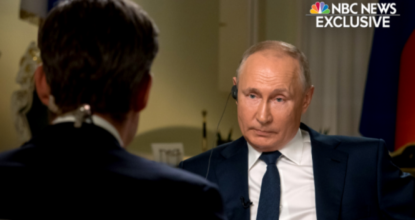 Gazetari i NBC-së e pyet Putinin: Z.President, a jeni ju vrasës, siç thotë Bideni?