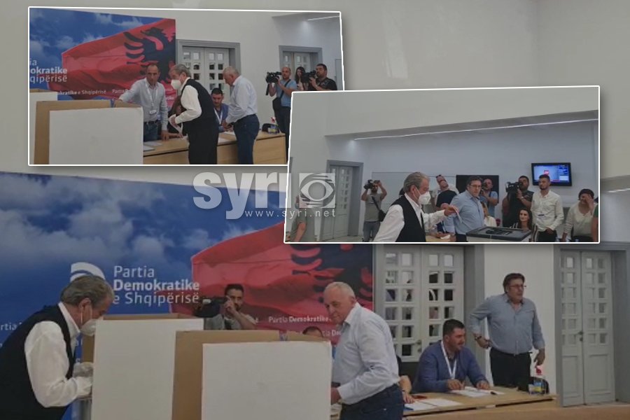 VIDEO/ Gara për kreun e PD, voton Berisha