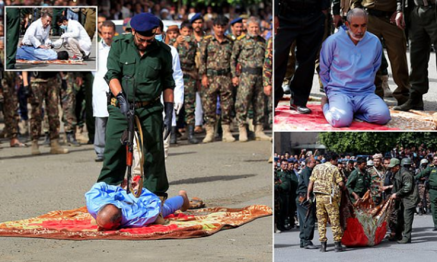 JEMEN/ Vrasësit e fëmijëve ekzekutohen në asfalt me plumb në kokë