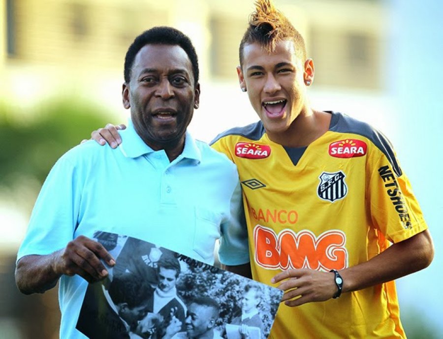 Neymar preket kur e krahasojnë me legjendën Pele