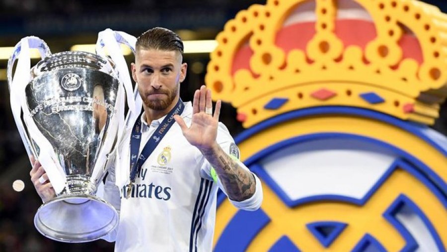U largua pas 16 vitesh nga Real Madrid, ish-agjenti 'thumbon' Sergio Ramos