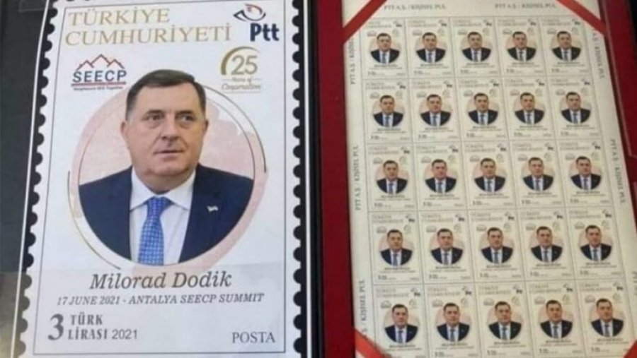 Skandal/ Turqia shpërblen me pullë postare mohuesin e gjenocidit të Srebrenicës