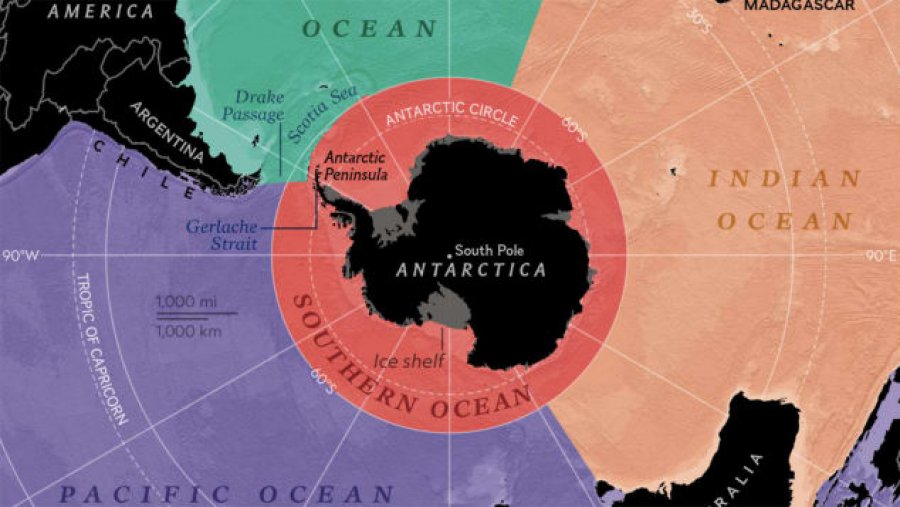 National Geographic zyrtarizon oqeanin e pestë në botë