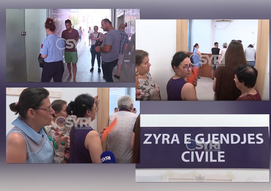 VIDEO/ Radhë të gjata në zyrat e gjendjes civile, qytetarët: Na sëmurën, mungojnë punonjësit