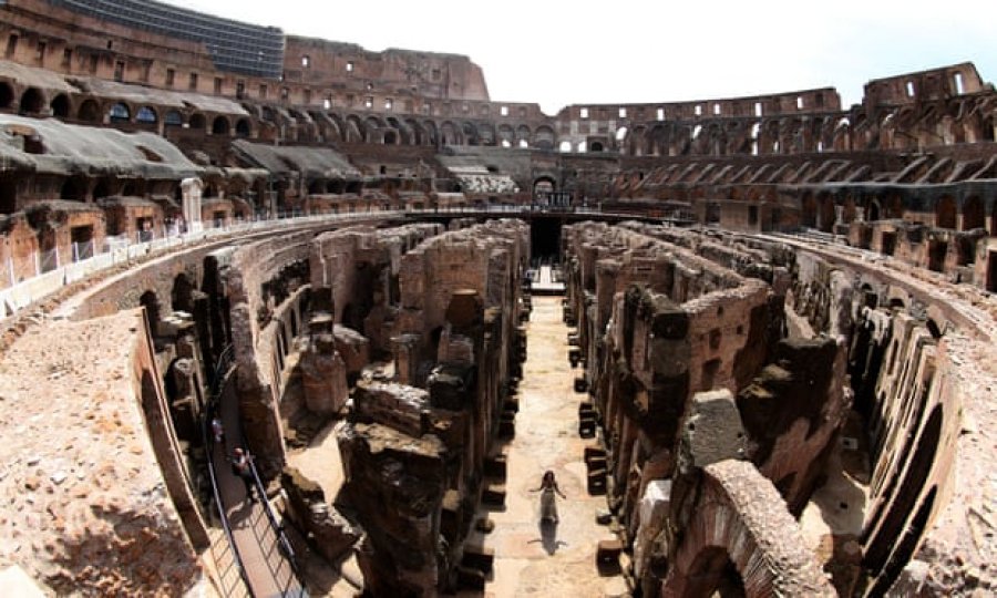 Tunelet nëntokësore të Koloseut të Romës hapen plotësisht për vizitorët