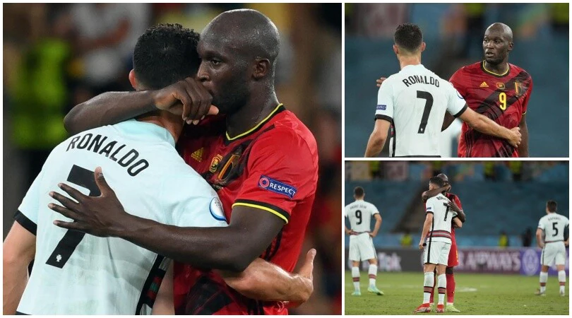 Lukaku ngushëllon Ronaldon: përqafimin në fund të lojës