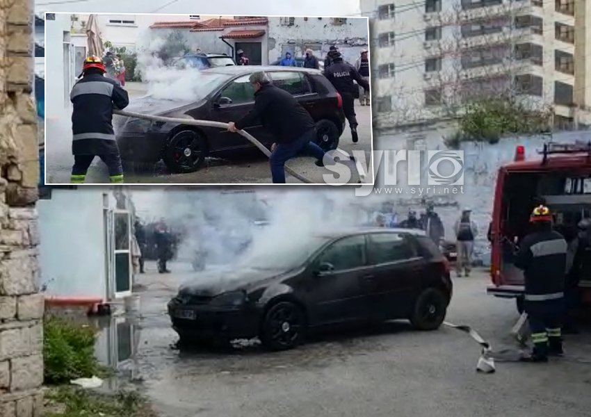 VIDEO/ Merr flakë makina në Vlorë