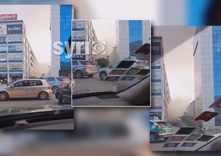  VIDEO/ Shpërthim pranë një qendre tregtare në Tiranë, detajet e para 