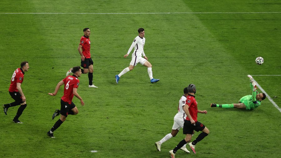 VIDEO/ Shqipëria s’e ndal dot, Anglia fiton me lehtësi dhe merr kreun e Grupit I