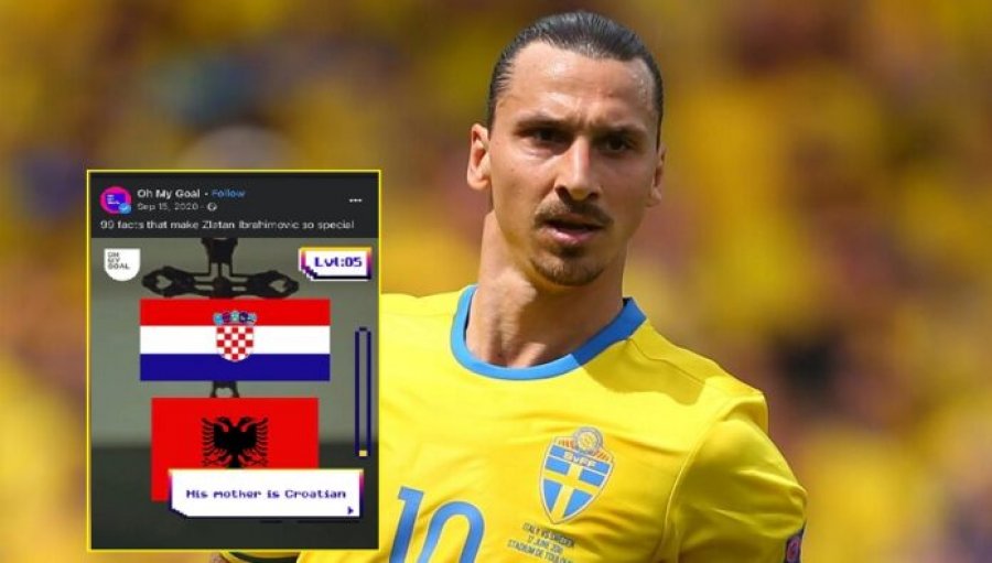 Faqja e njohur e futbollit: Nëna e Ibrahimoviqit është kroate, me origjinë shqiptare