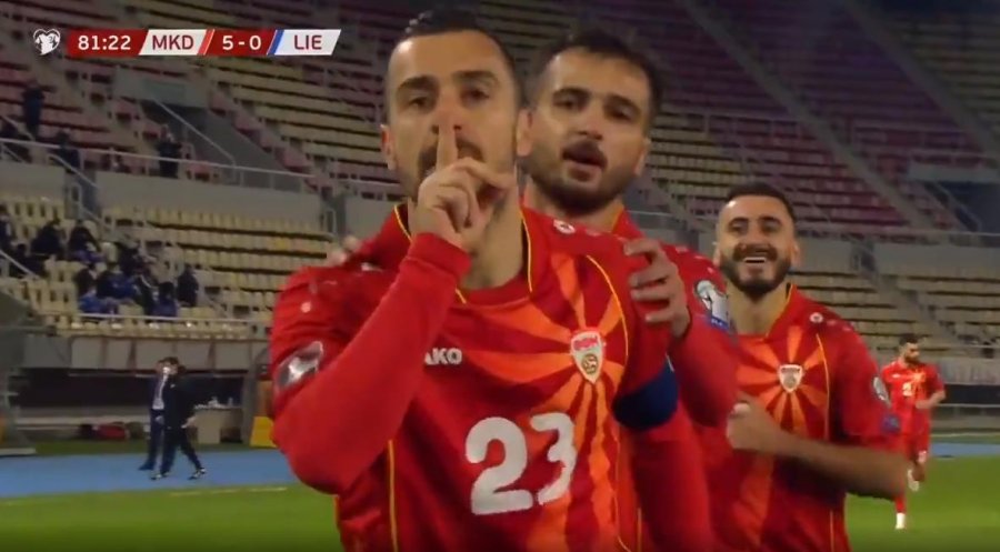 Shënoi gol dhe ofendoi tifozët, sulmuesi i Maqedonisë së Veriut e pëson keq, Federata bën që…